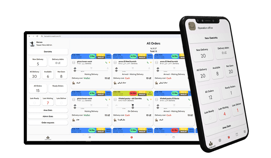NAS Hero admin dashboard