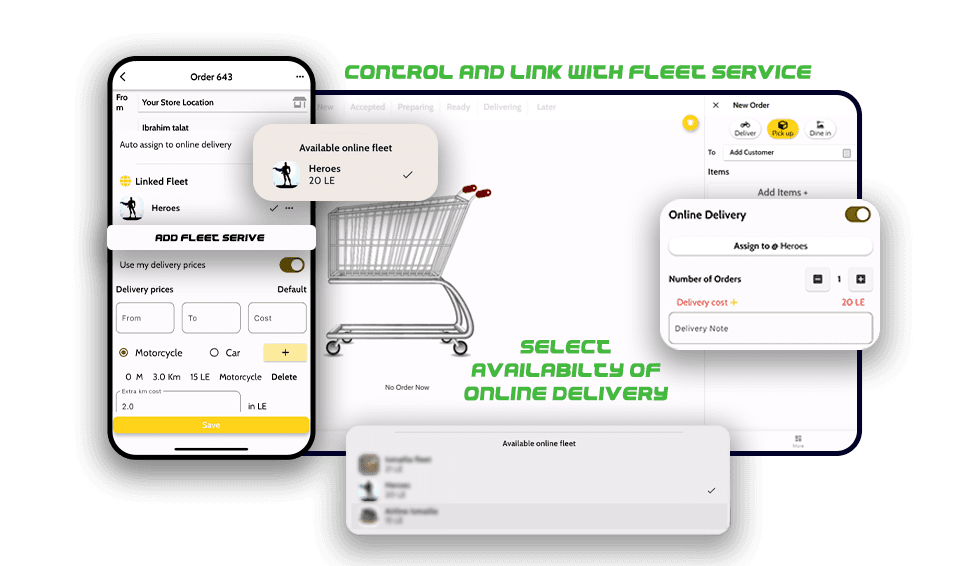 Connect to online delivery